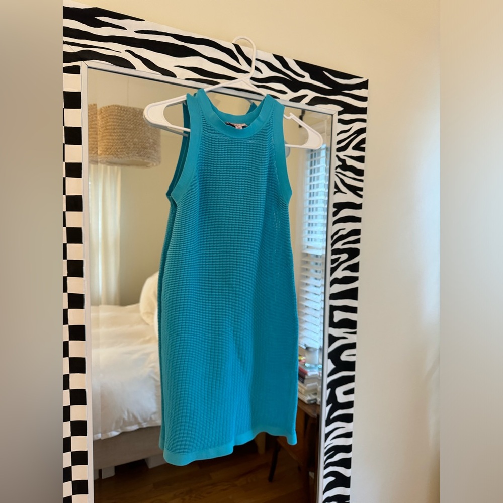 Solid + Striped The Carson Dress in Cerulean Blue Size Small